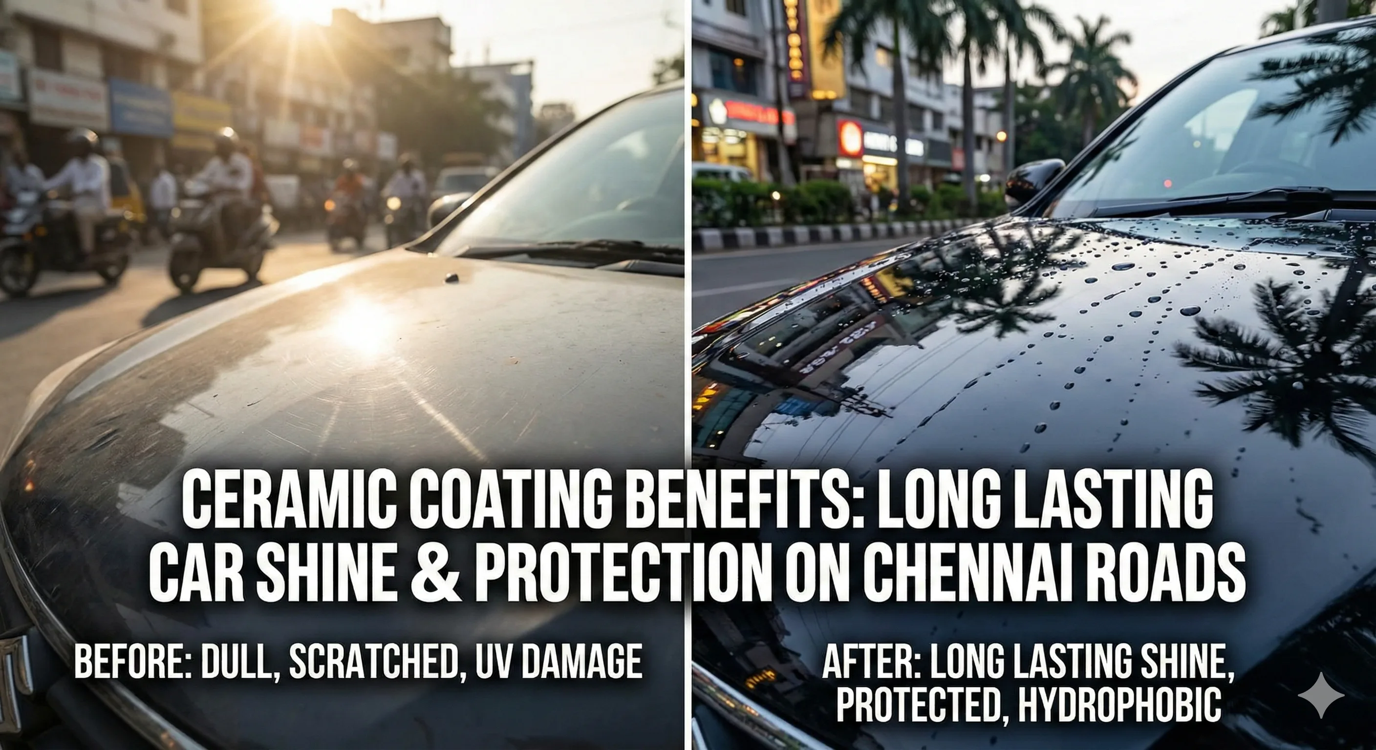 Ceramic coating car paint protection shine maintenance Chennai