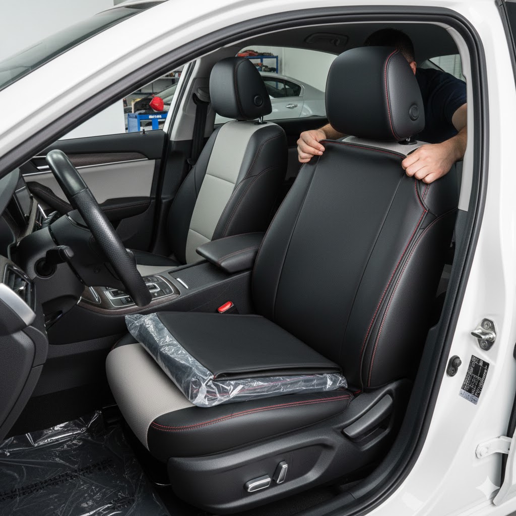 Seat Cover Installation