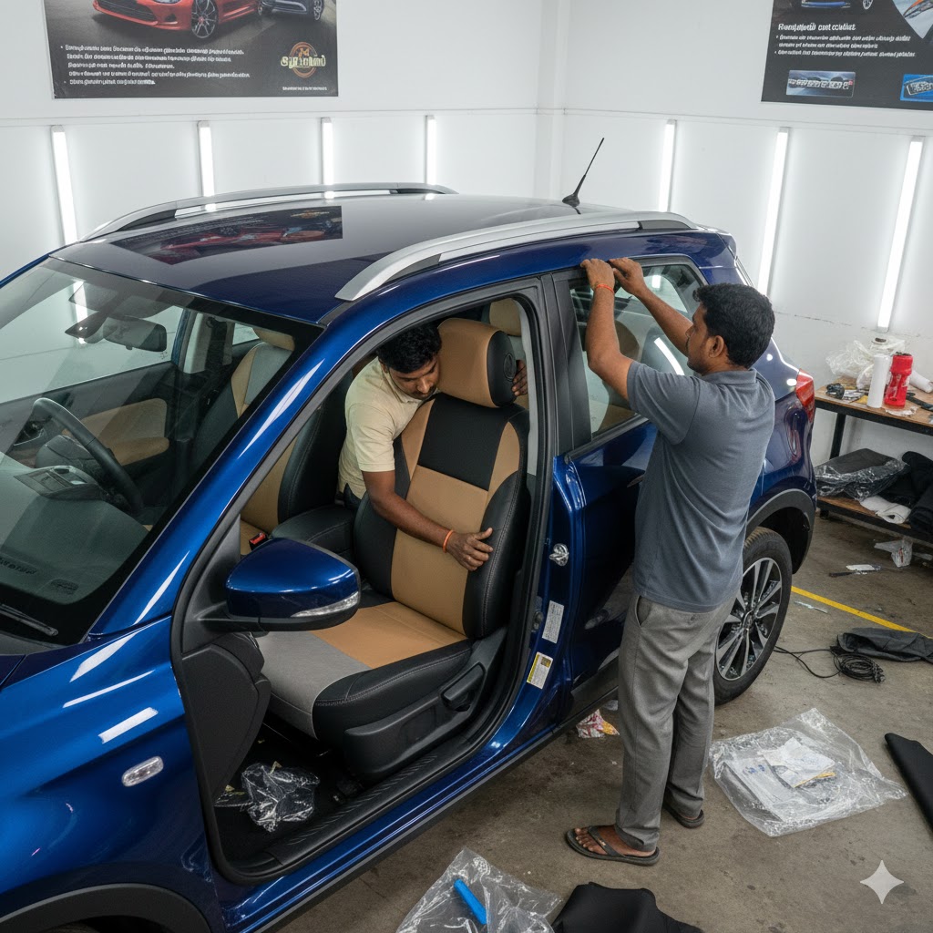 Seat Cover Installation