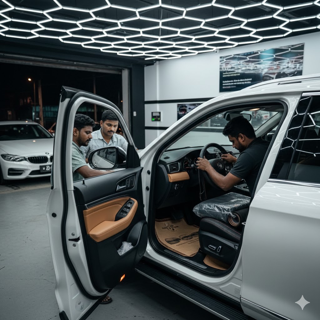 Seat Cover Installation