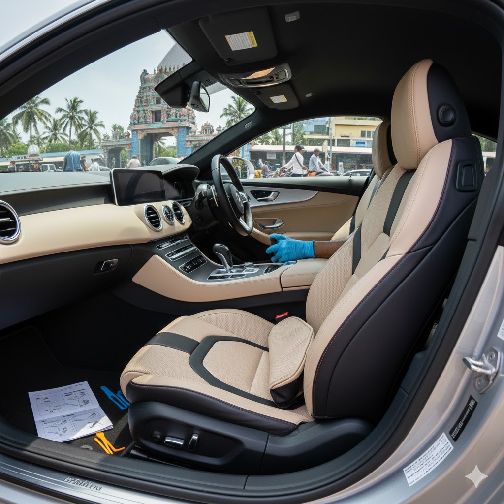 Seat Cover Installation